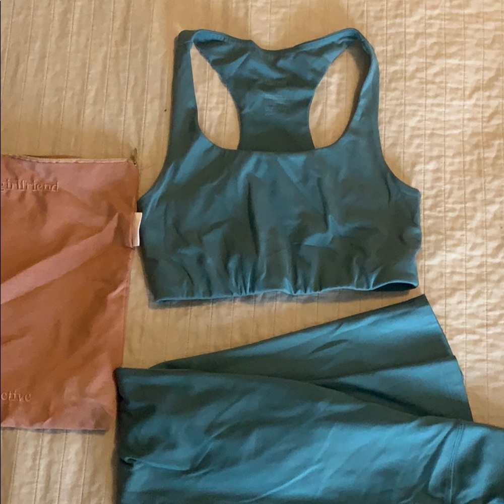 Girlfriend collective set yoga workout